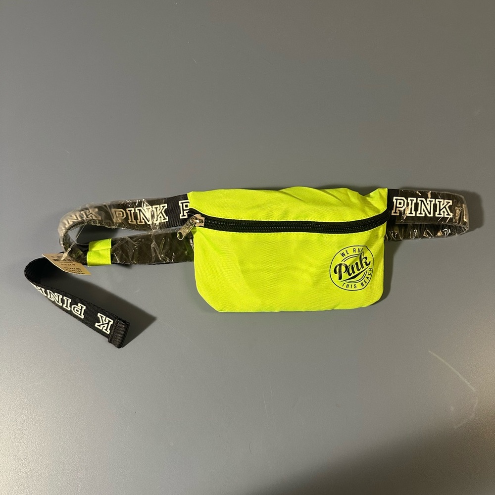 PINK Victoria's Secret Neon Yellow Waist Bag